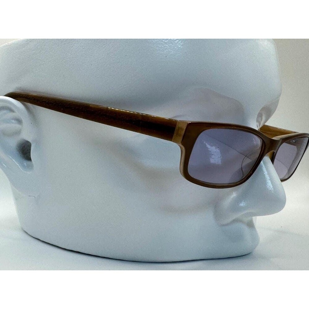 Vintage Y2K Eyeglasses | NOS | Narrow Style Brown Plastic Glasses 2000s | #464